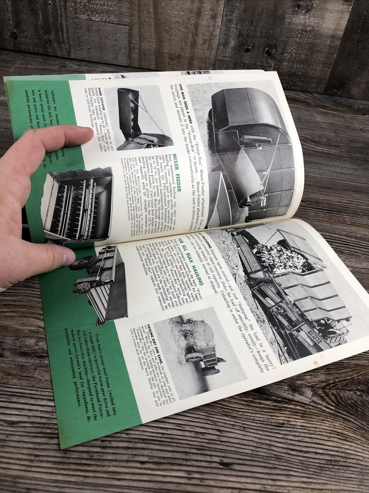 The Farmhand Company 4-Ton Power Box Farming Advertising Brochure Pamphlet