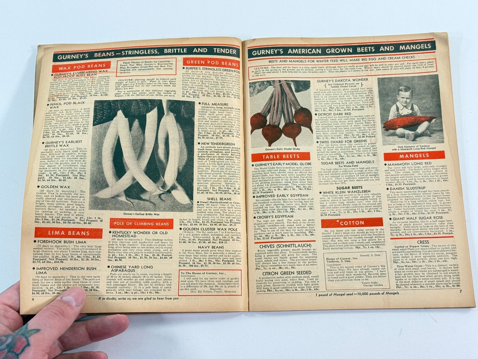 1937 House of Gurney Advertising Catalog Yankton South Dakota SD