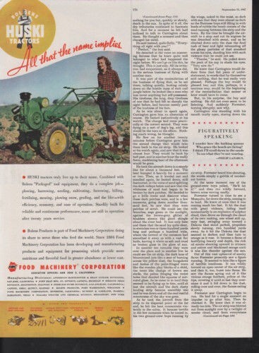 1947 BOLENS HUSKI TRACTOR FARM GARDEN MACHINE AGRICULTURE SAN JOSE AD 10289