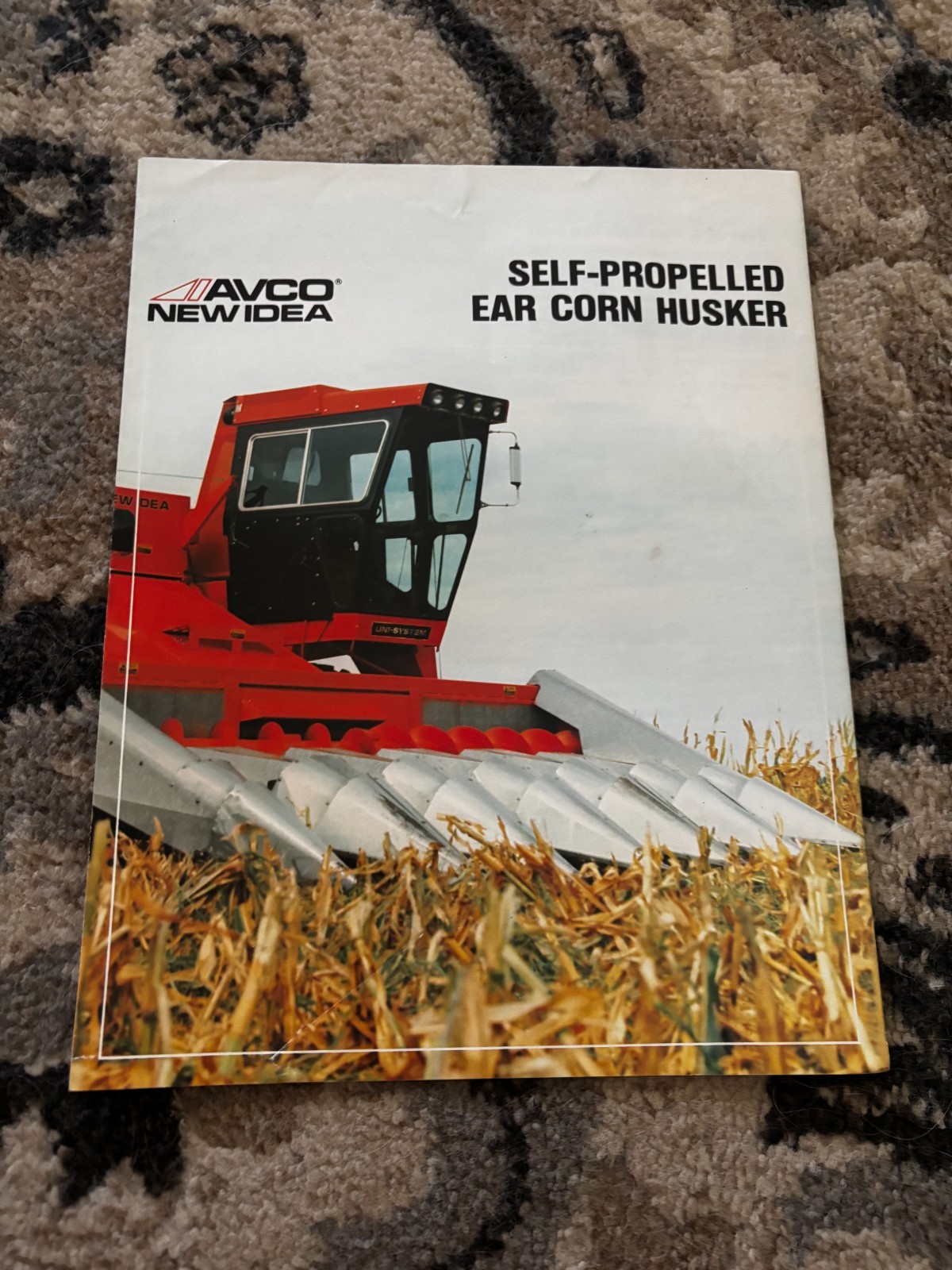 New Idea Uni-System Self Propelled Ear Corn Husker For 1984 Brochure DCPA26