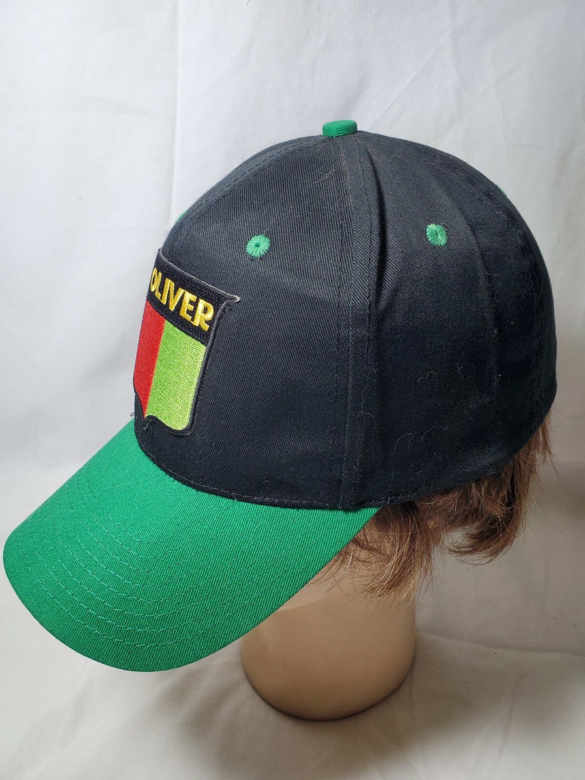 Oliver Vintage Embroidered Logo Double Row Snapback Hat Cobra 100% Cotton
