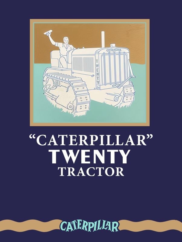 1927 Cat Model Twenty, 20 Tractor NEW METAL SIGN: 12×16″ Free Shipping