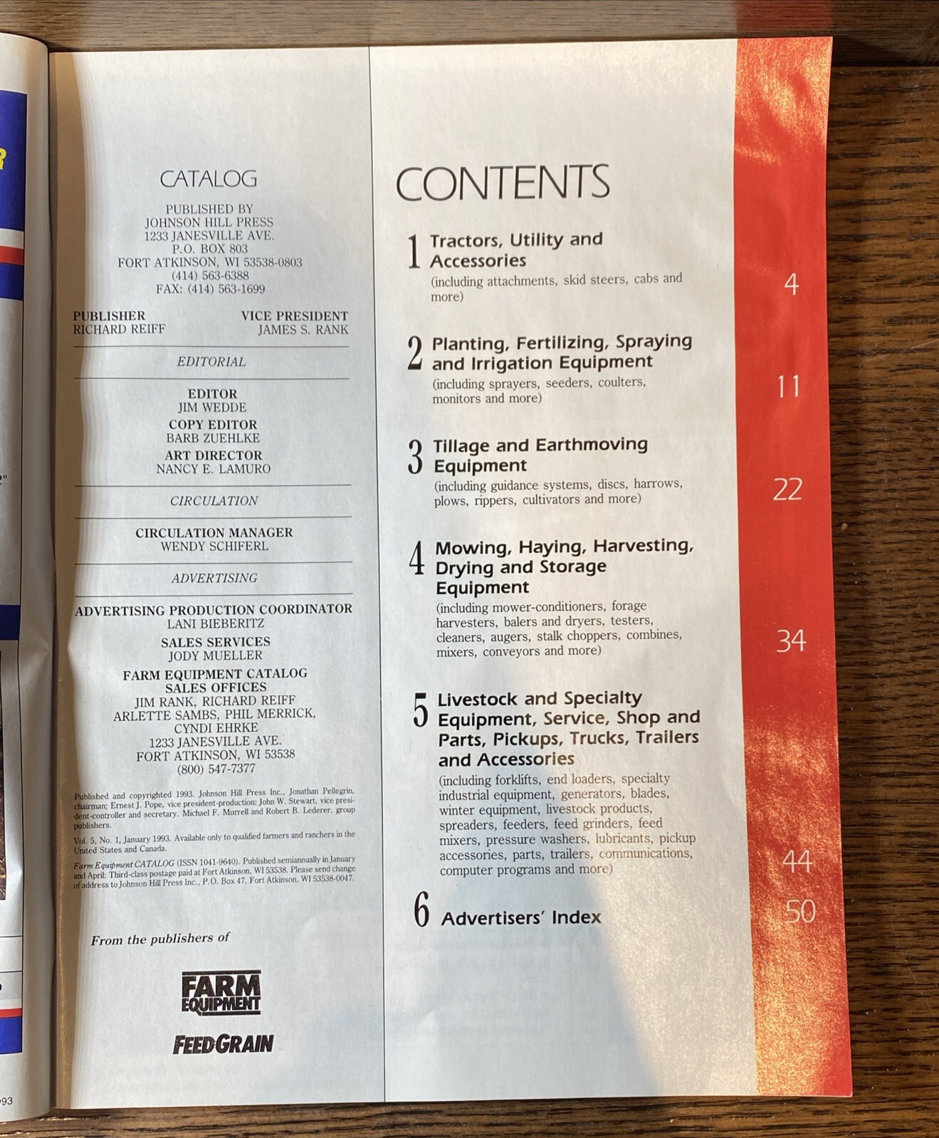 Vintage Farm Equipment Catalog January 1993 Livestock Crops Grain Buyer’s Guide