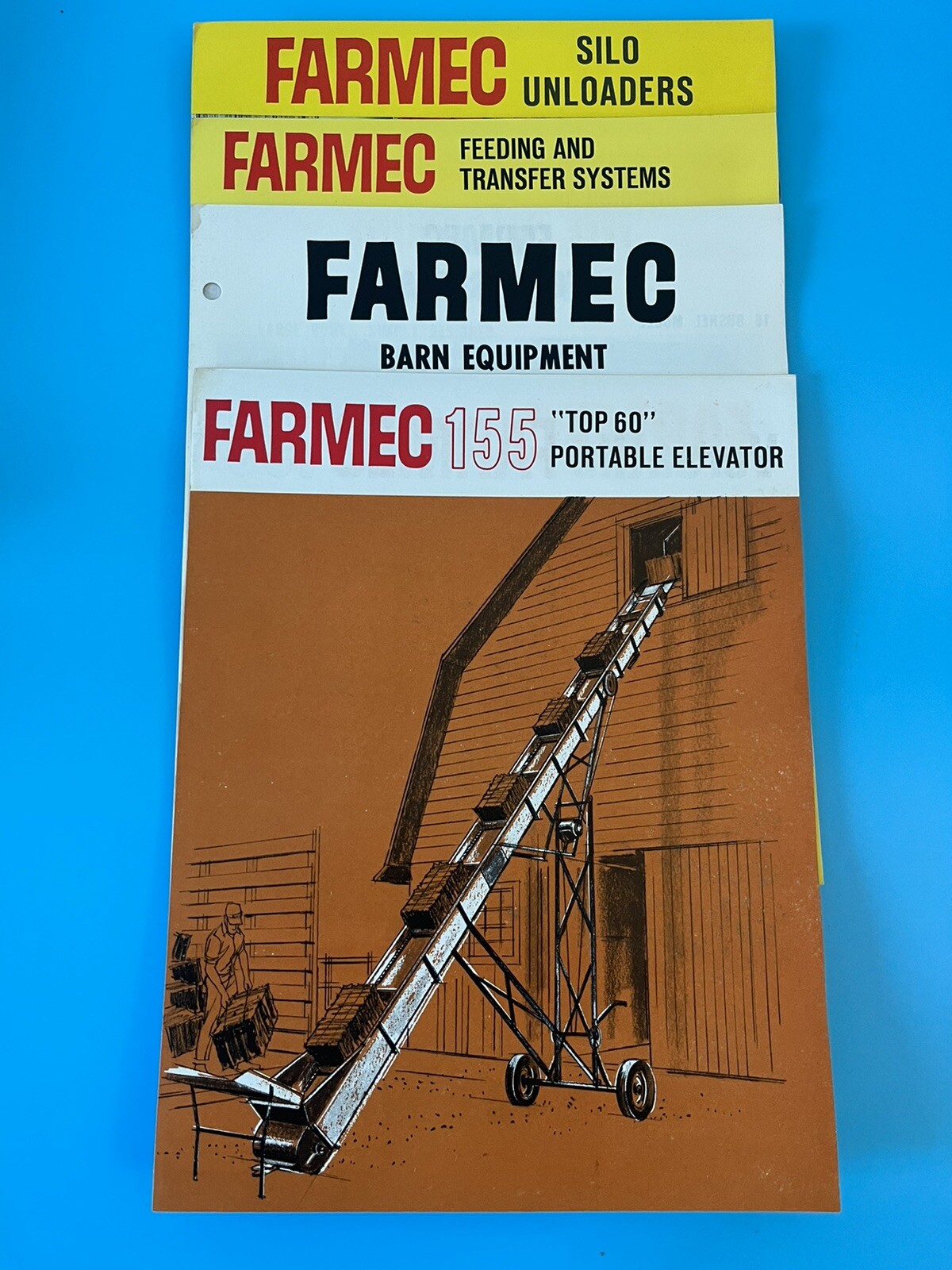 Vintage Set of 4 Farmec Buyers Guide.