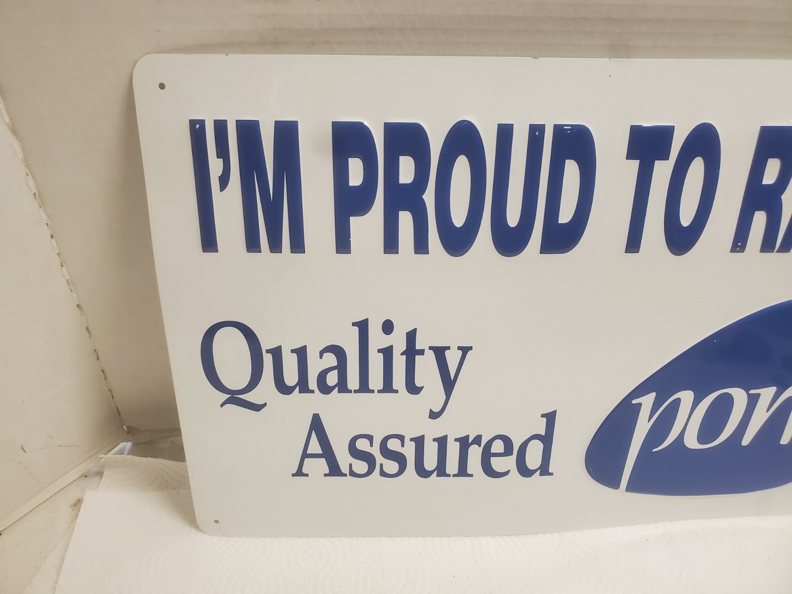 18″ X 12″ Metal Sign I’m Proud To Raise Quality Assured Pork Farm Decor