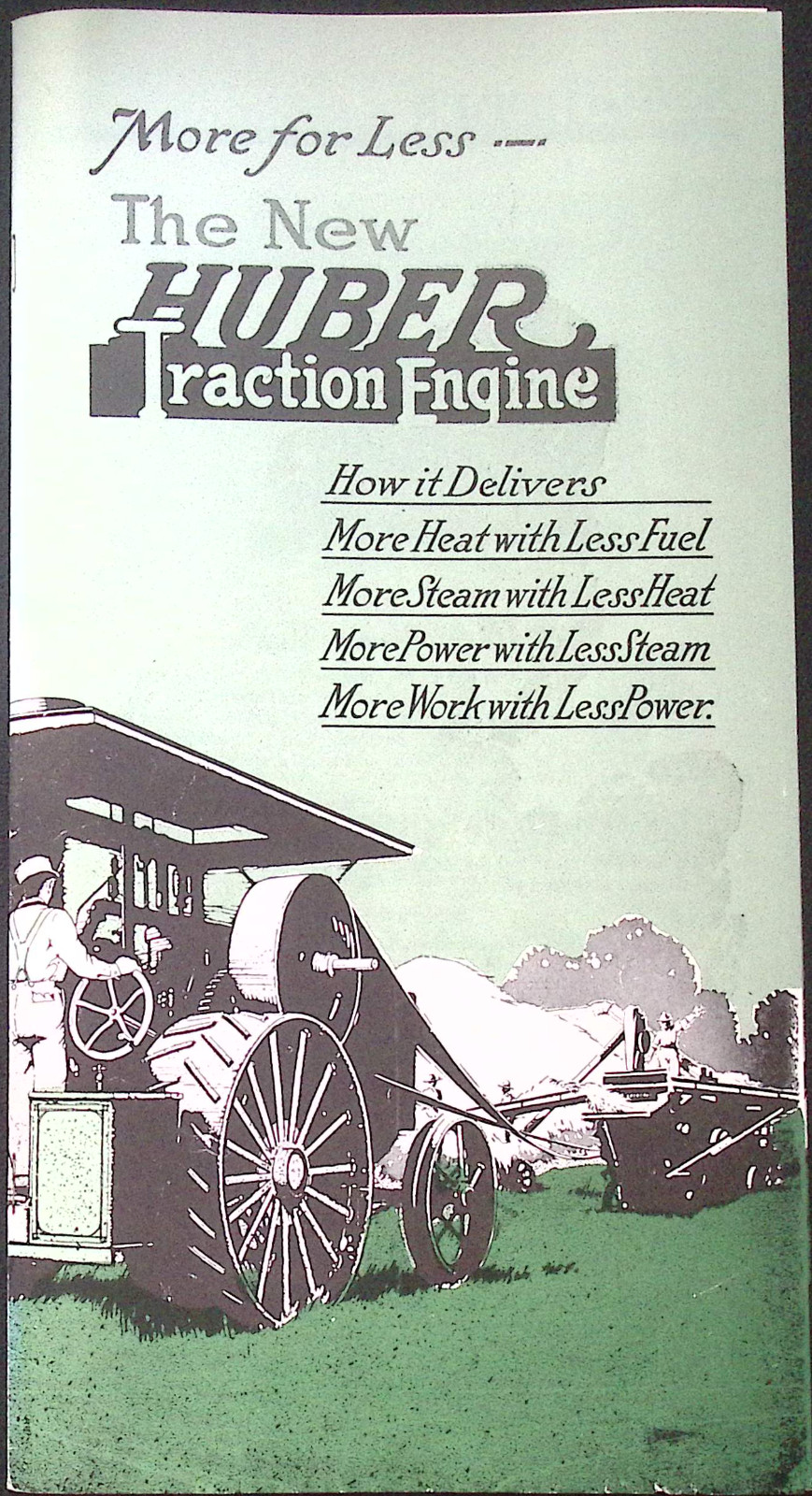 More for Less The New Huber Traction Engine brochure reproduction