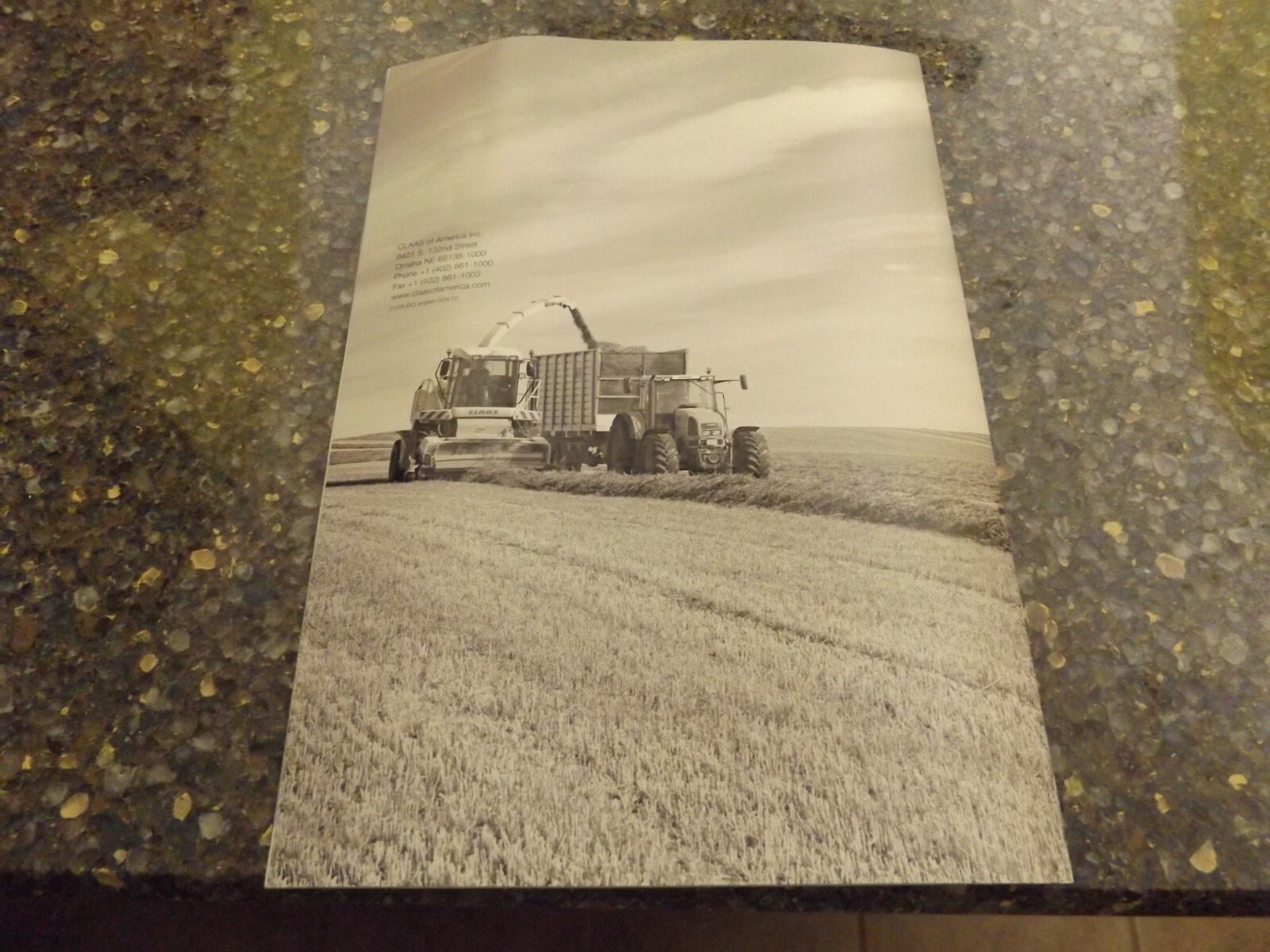 CLAAS LINER EVERY STALK COUNTS, LIT # COA 15 2008