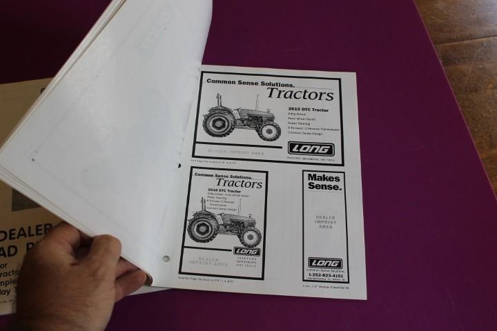 1998 Long Tractors, Implements, Hay Tools Dealer Ad Planner. Shows all the ads