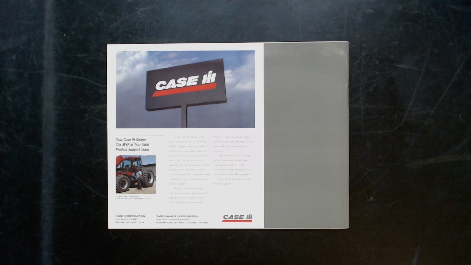 Case IH 1995 Buyer’s Guide Agricultural Brochure Vintage Collectible
