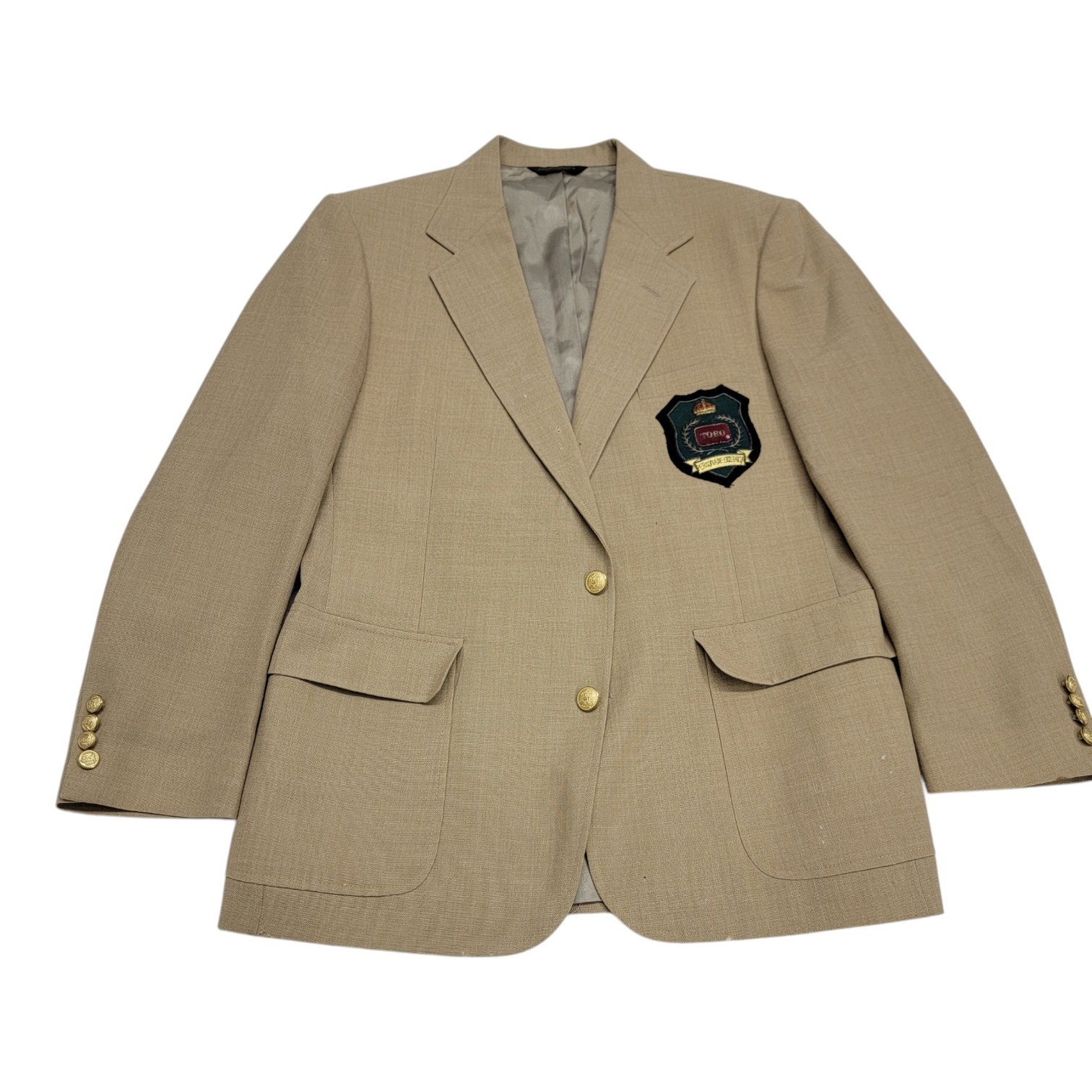 Vtg Toro Company Bullion Crest Blazer 42R Foursome Executive Award USA READ