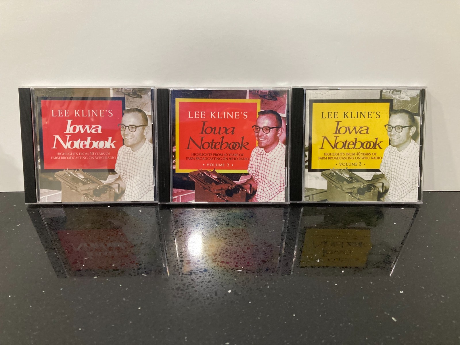Set of 3 Lee Kline’s Iowa Notebook CD’s