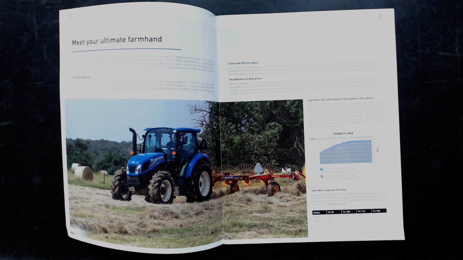 New Holland T4 Series Agriculture Brochure Tractor Hay Equipment
