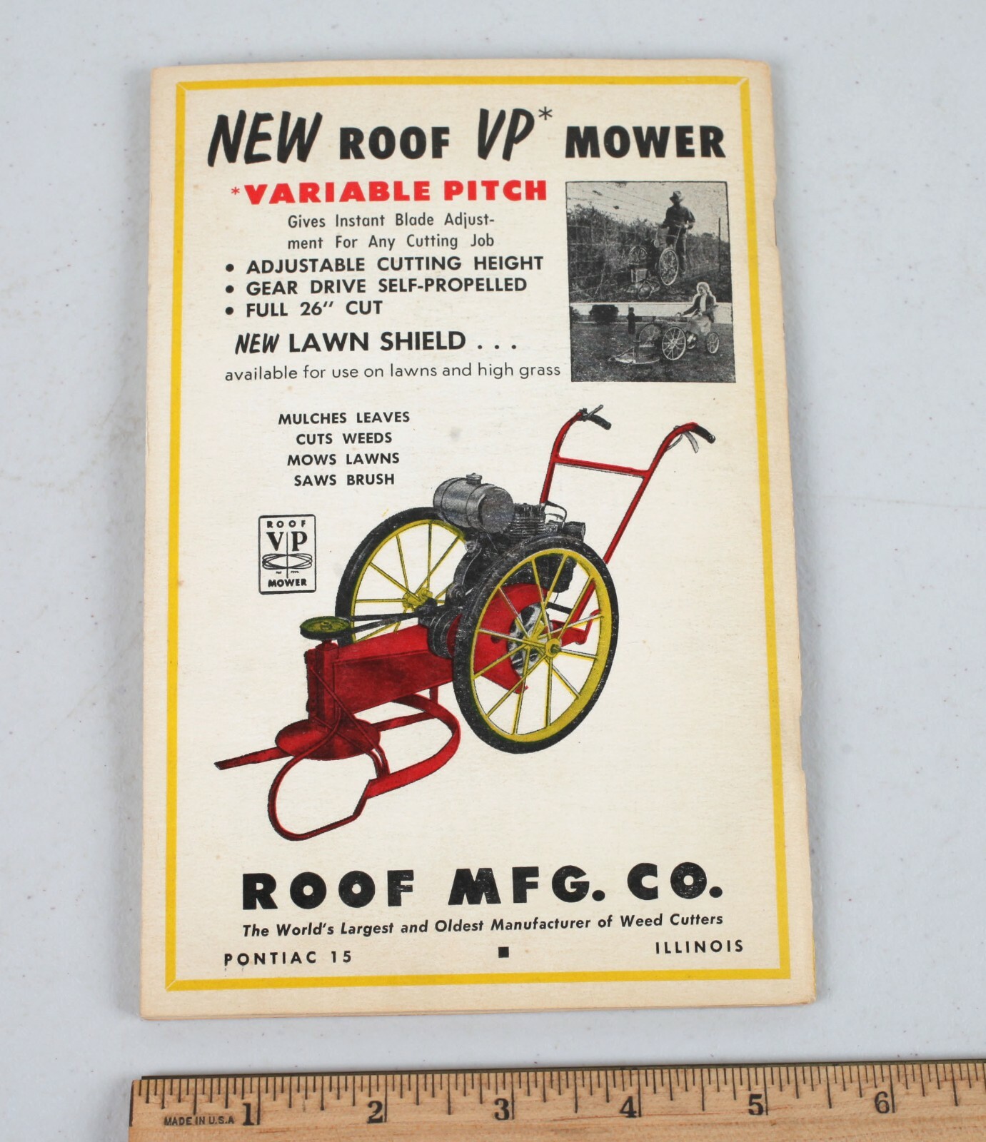 1957 Central States Threshermen’s Reunion Official Program Pontiac Illinois
