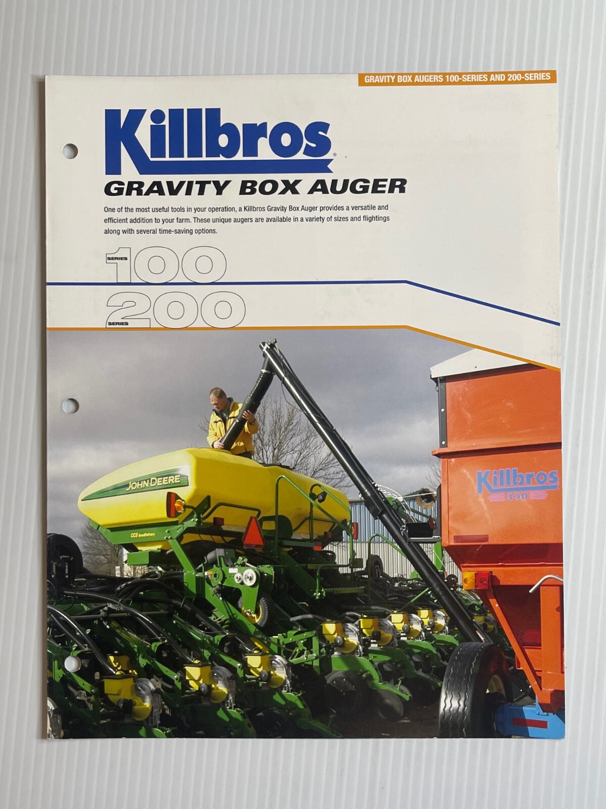 Killbros Gravity Box Auger Sales Brochure *2007* (Showroom Book)