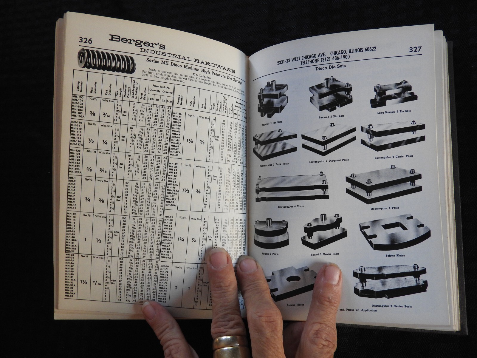 1968 BERGER’S INDUSTRIAL HARDWARE SALES CATALOG ASBESTOS PRODUCTS TOOLS 460+ pgs