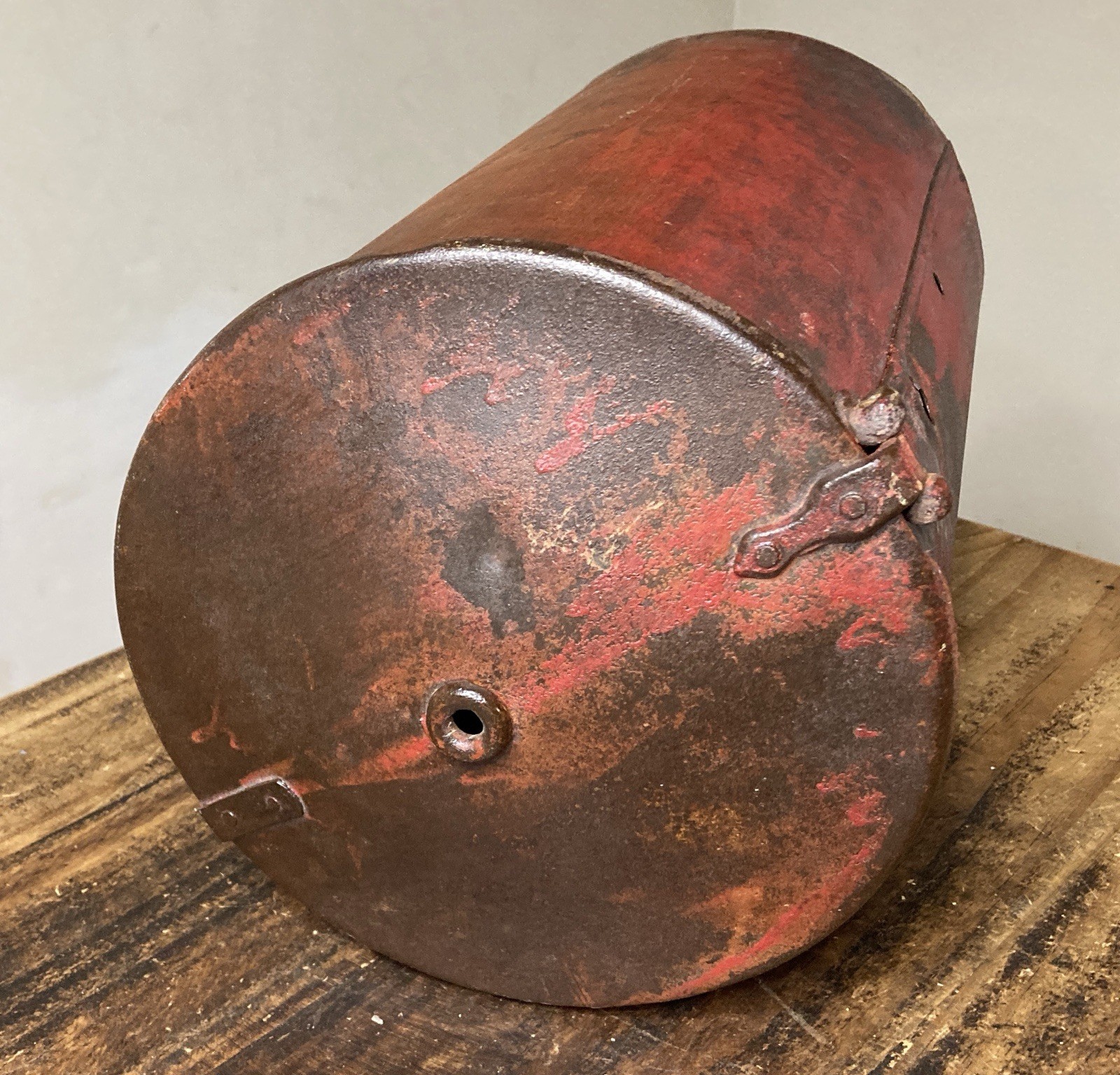VERY RARE McCormick Twine Grain Binder Feeder Can 1800’s Antique HARD TO FIND