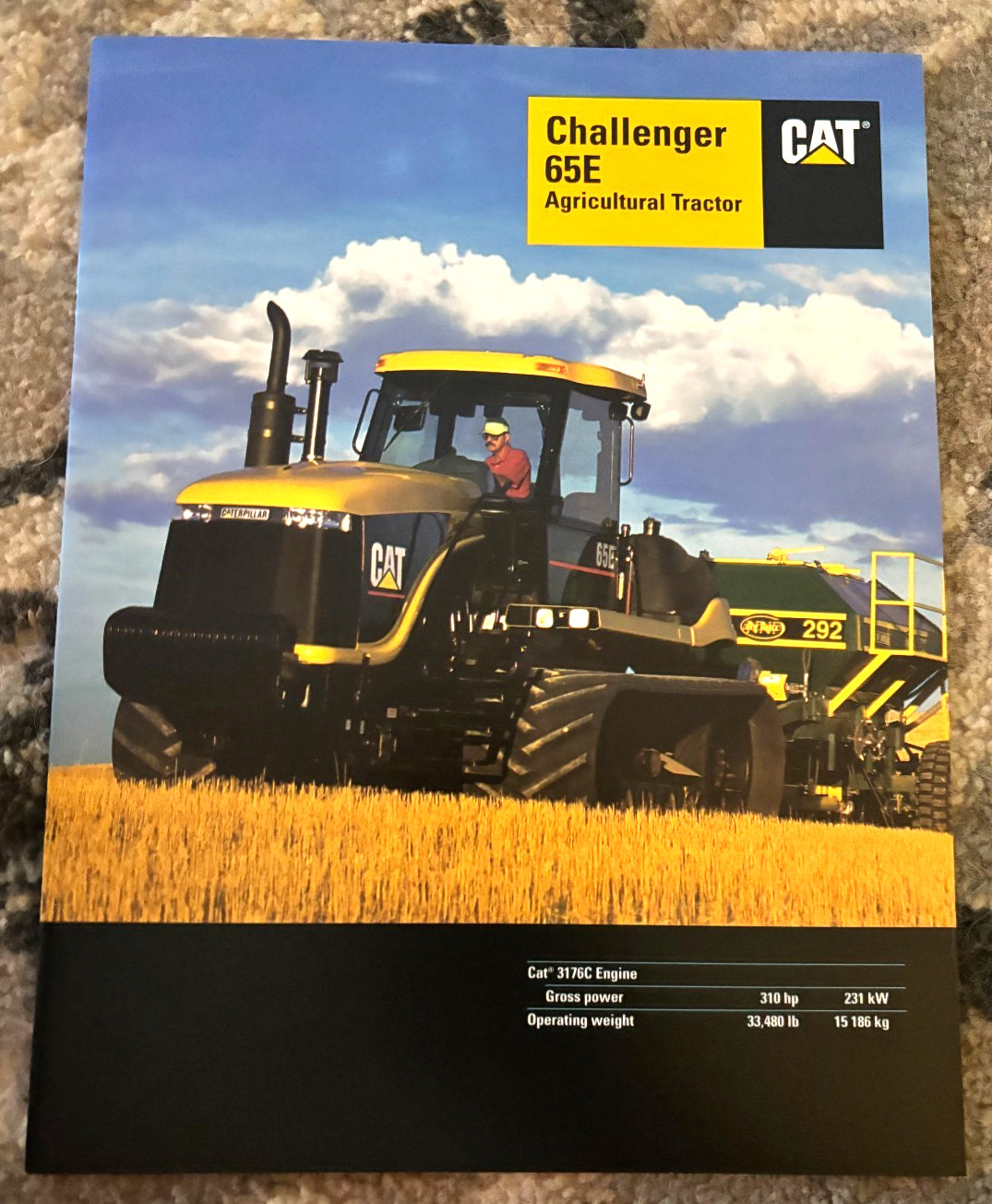 Caterpillar CAT Challenger 65E Agricultural Tractor Brochure FCCA25