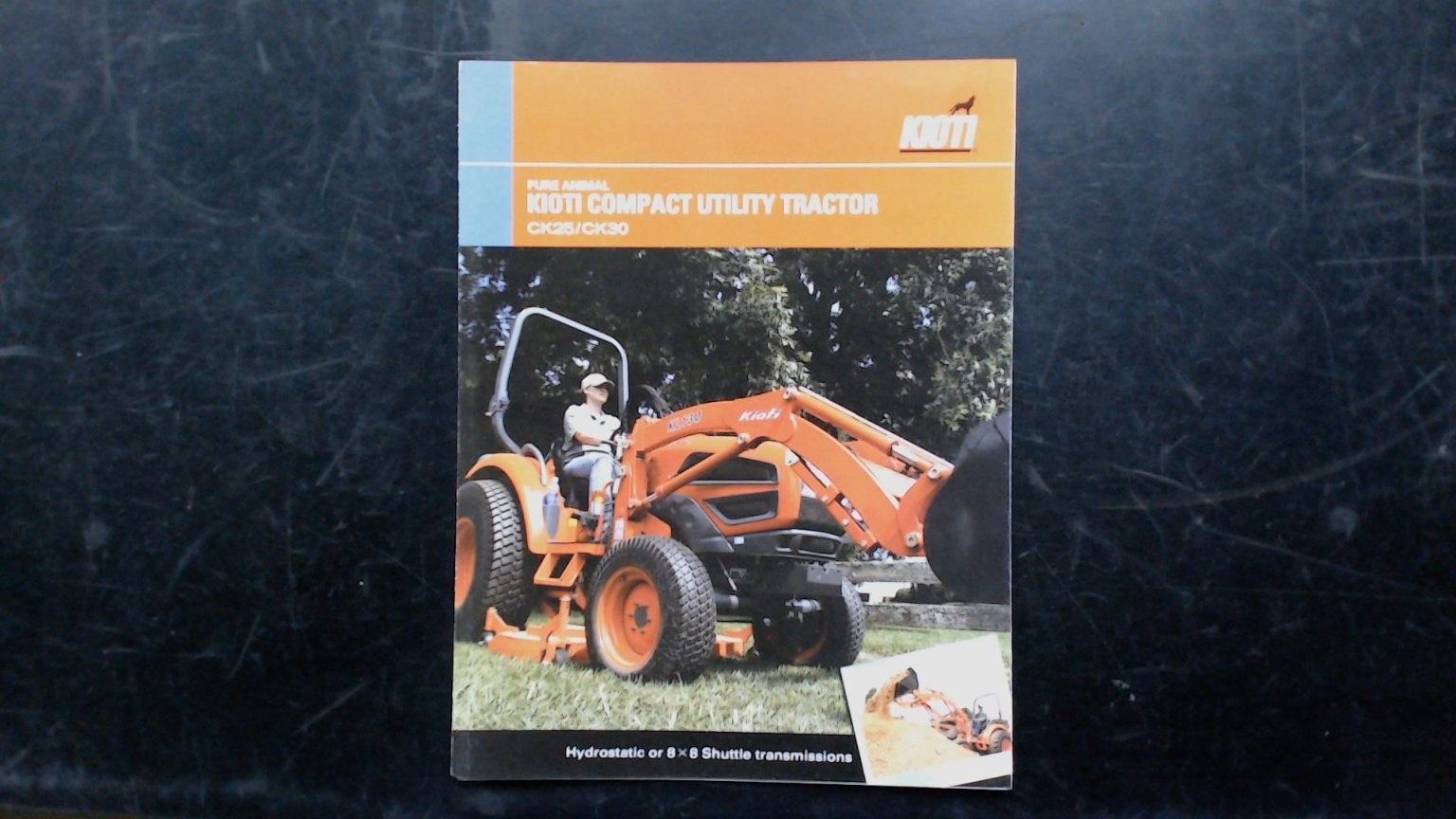 Kioti Compact Utility Tractor Brochure CK25 CK30 Vintage Agriculture