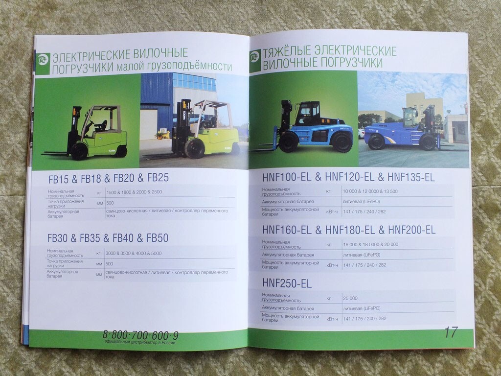 SOCMA Forklift Loader Excavator Brochure Catalog 2023