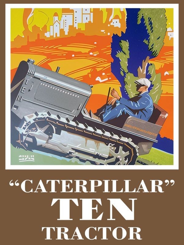 1930 Cat Model Ten, 10 Tractor NEW METAL SIGN: 12×16″ Free Shipping