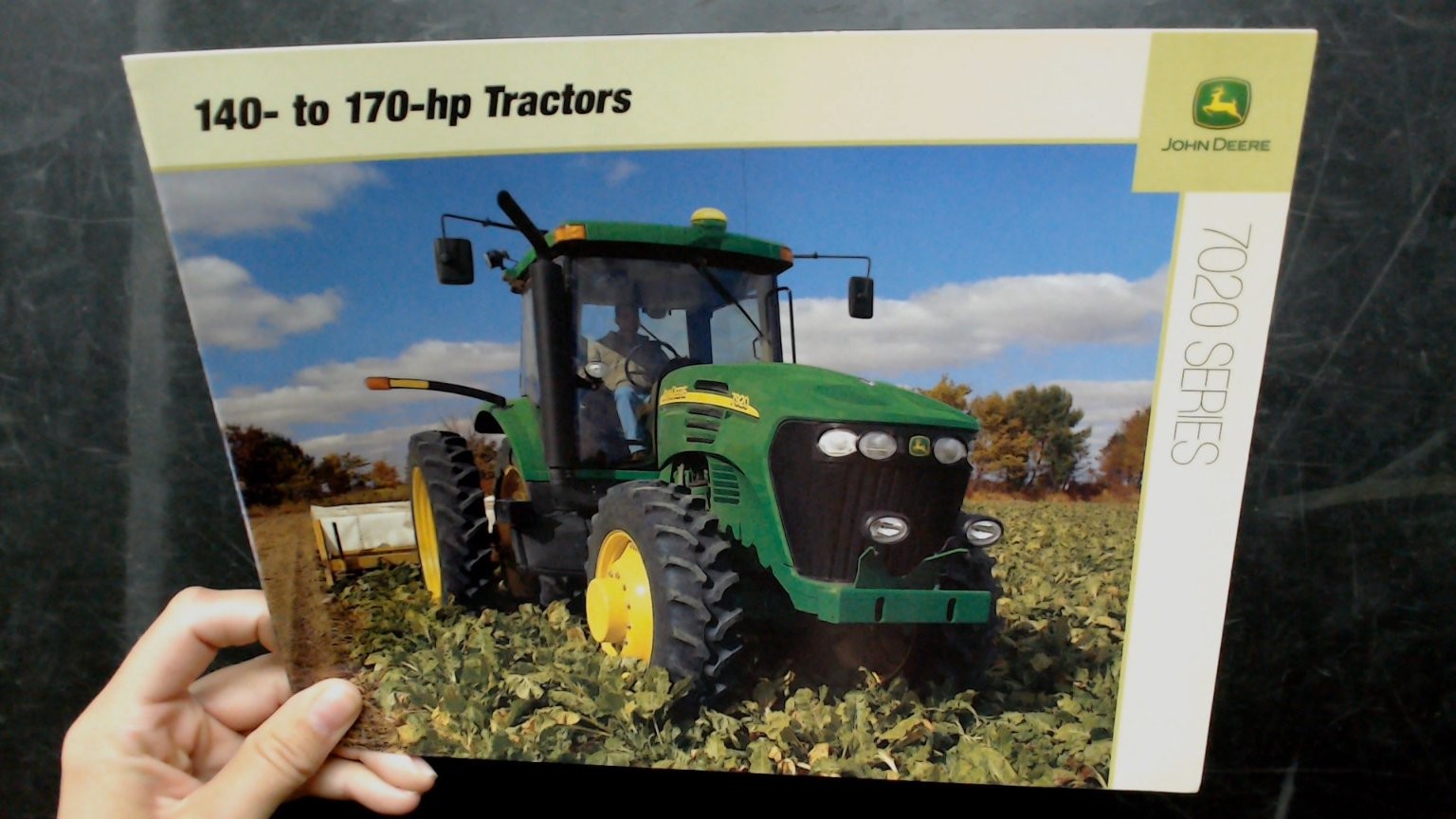 John Deere 7020 Series Brochure 140-170 HP Tractors Vintage Ag Advertising