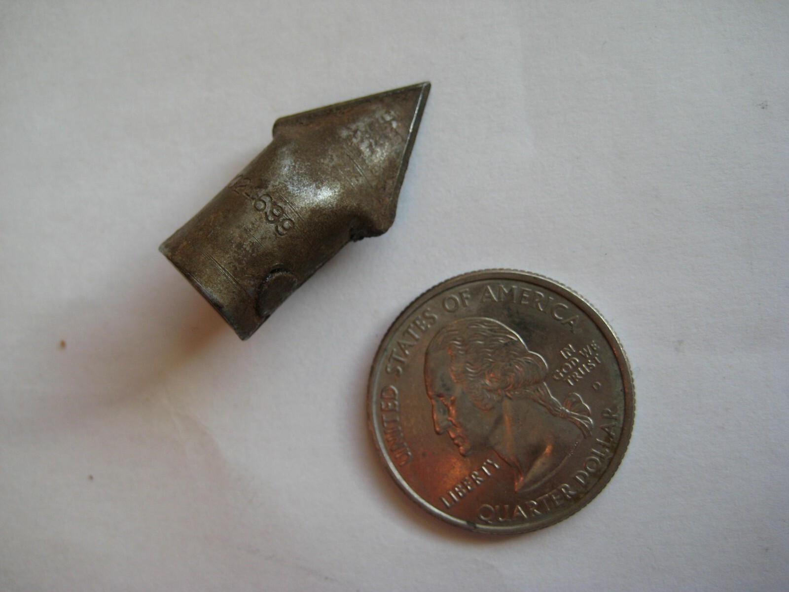 Vintage 1930’s Livestock Nose Piercing Cap, Patent No. 2024699
