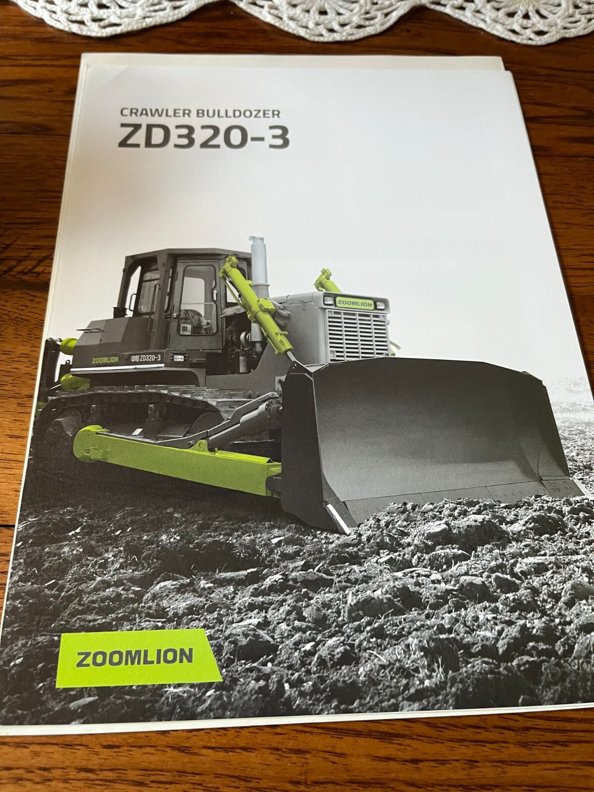 Zoomlion ZD320-3 Crawler Bulldozer Brochure FCCA