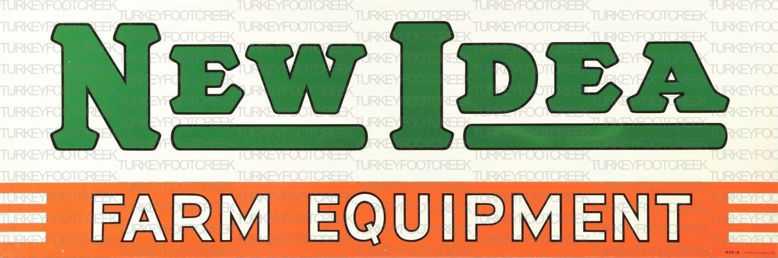 New Idea Farm Equipment 6″ x 18″ Metal Sign