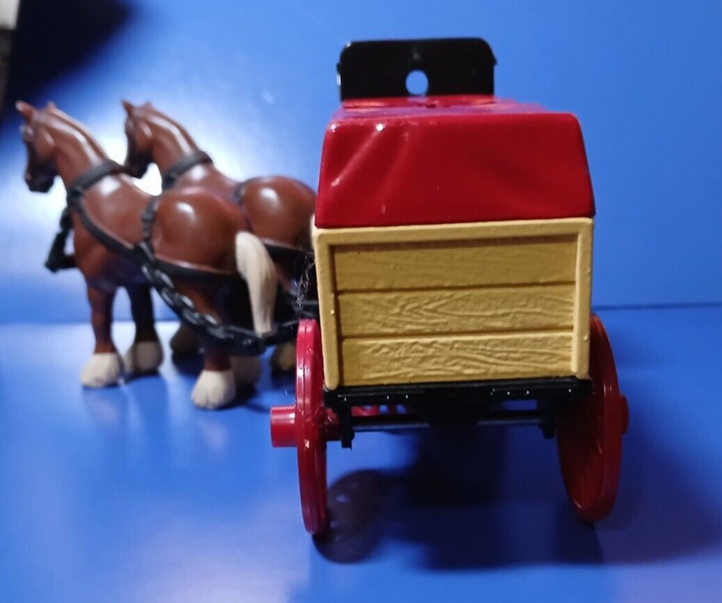 ERTL🔥Farmer’s Almanac🪙Horse and Delivery Wagon Bank🪙