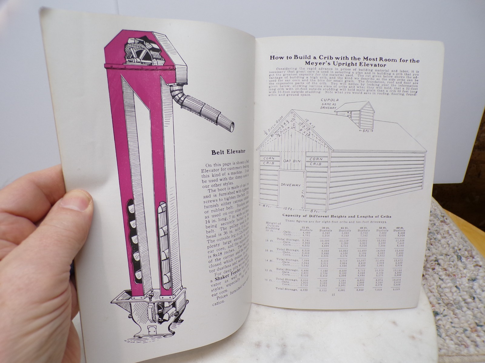 1912 Meyer’s Upright stationary Elevators-Gas Engines Catalog-Prices Morton ILL