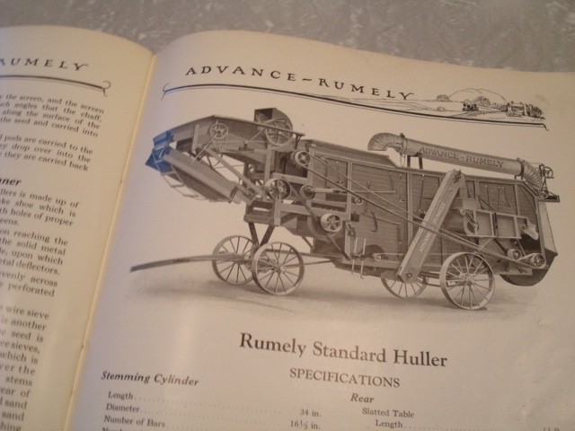 RARE Advance Rumely Power Farming Machinery 100 Page Publication