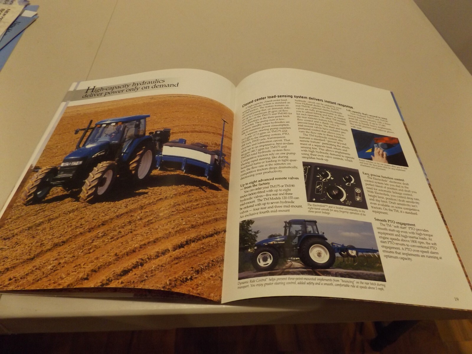 NEW HOLLAND TM TRACTORS 95 to 160 PTO hp, LIT # NH6290404 020520-2005