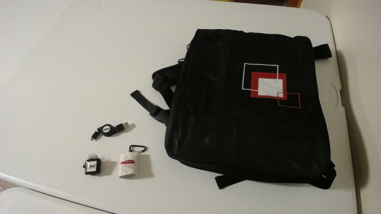 CNH Fiat Agriculture Advertising VERY RARE Employee Messenger Bag cross Backpack