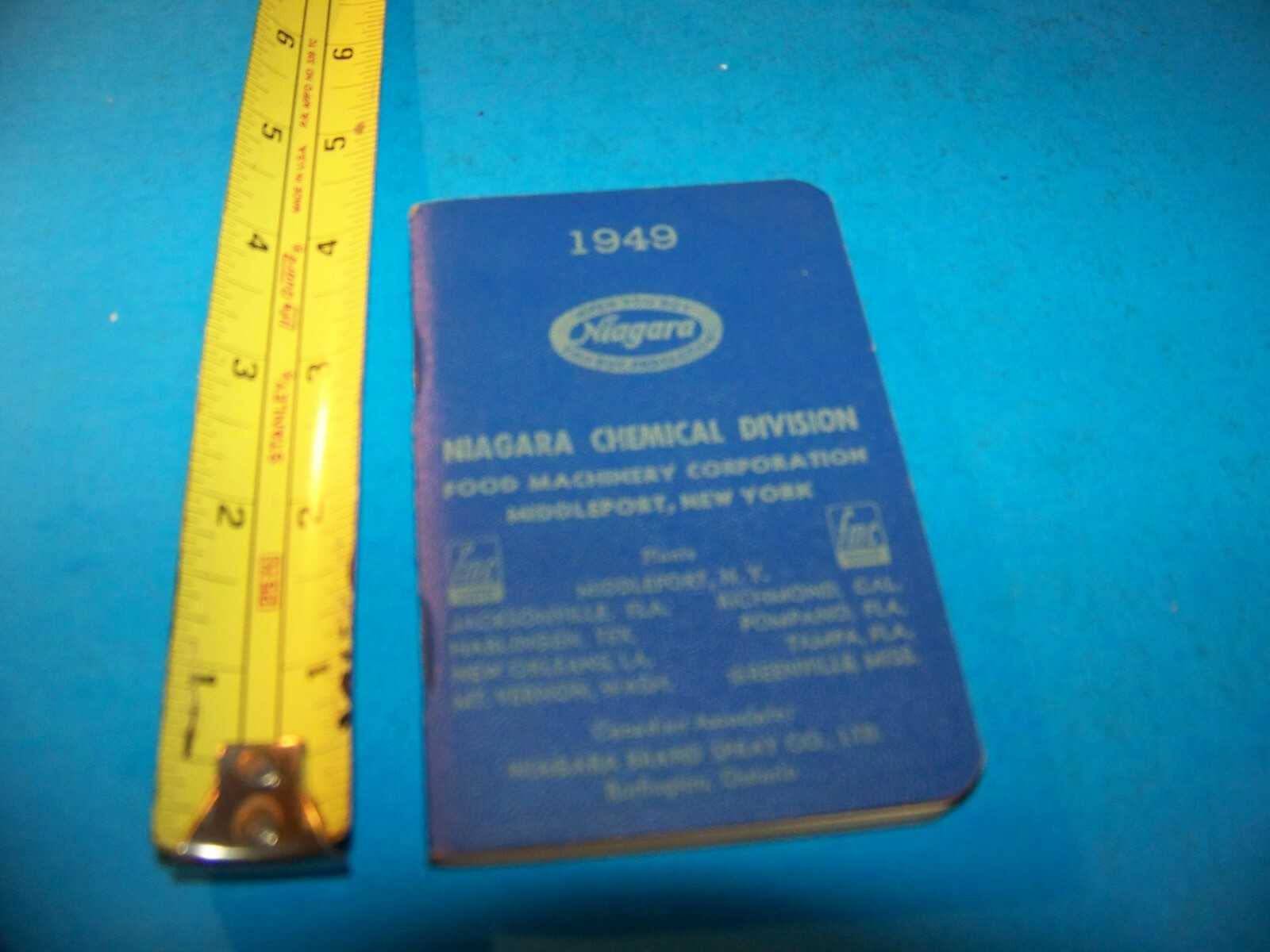 Niagara Brand Farmers “Daily Reminder” Memo Booklet Vintage 1949