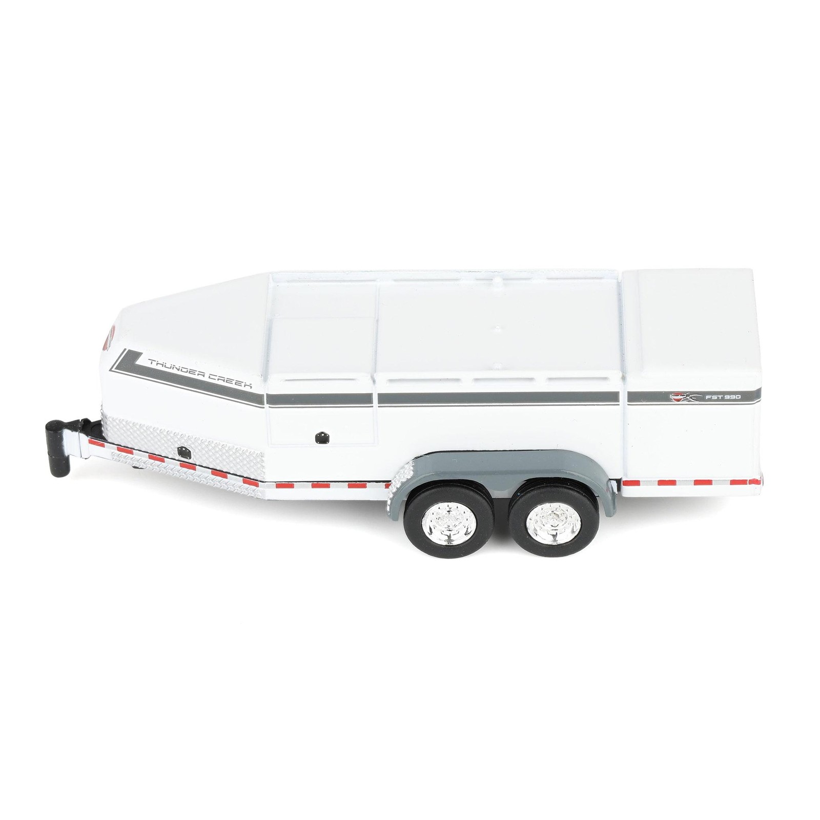 1/64 Thunder Creek FST990 Tandem Axle Fuel Trailer, White, TCM602