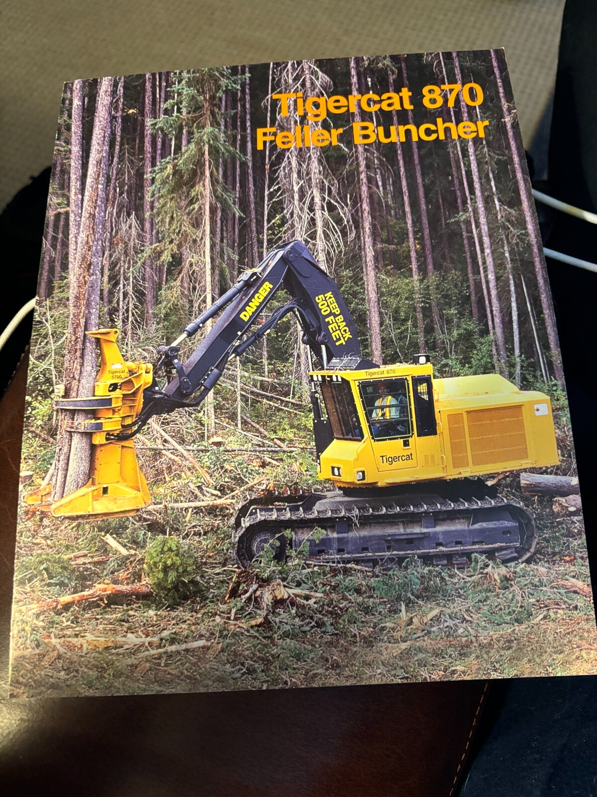 Tigercat 870 Feller Buncher Brochure FCCA24