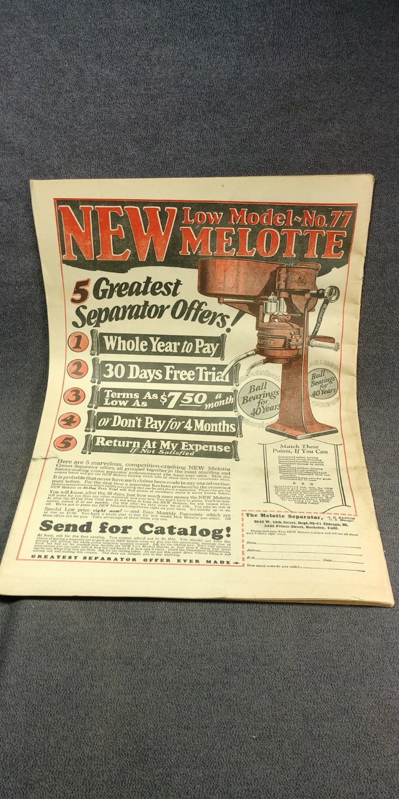 1928 Case 18-32 Tractor Hart Parr AG Farm Ad Kansas Farmer Picture Mag Antique
