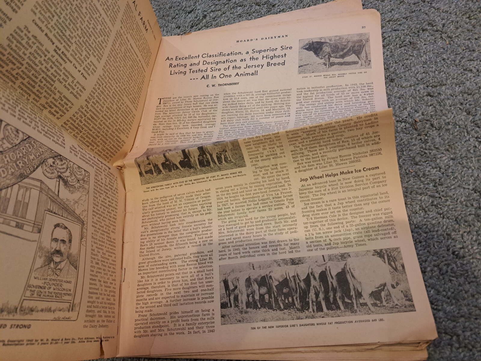 Hoard’s Dairyman Jan. 25 1945 Dairy Farming Newspaper Fort Atkinson