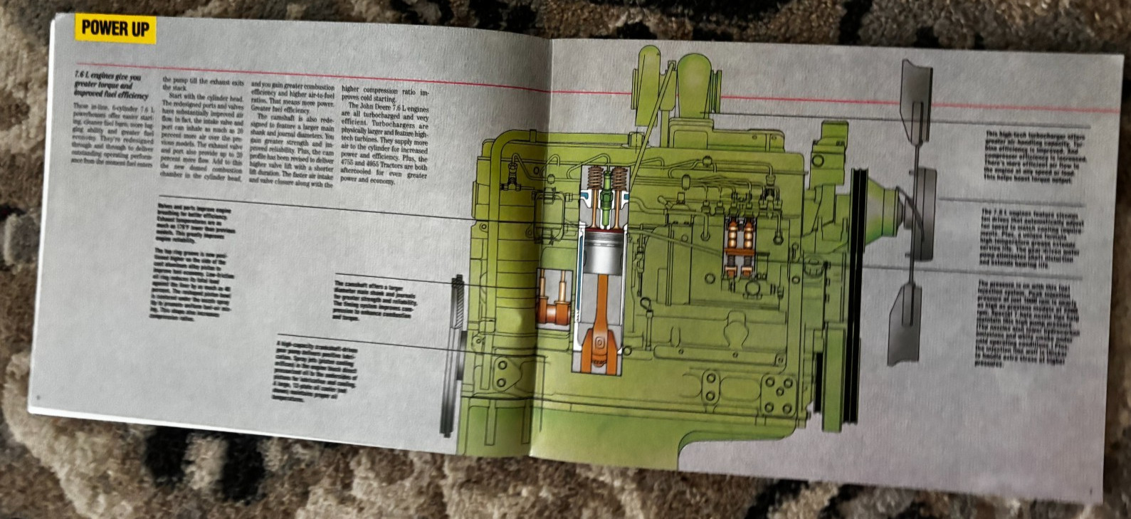 John Deere 4055 4255 4455 4555 4755 4955 Tractor for 1990 Brochure DCPA26