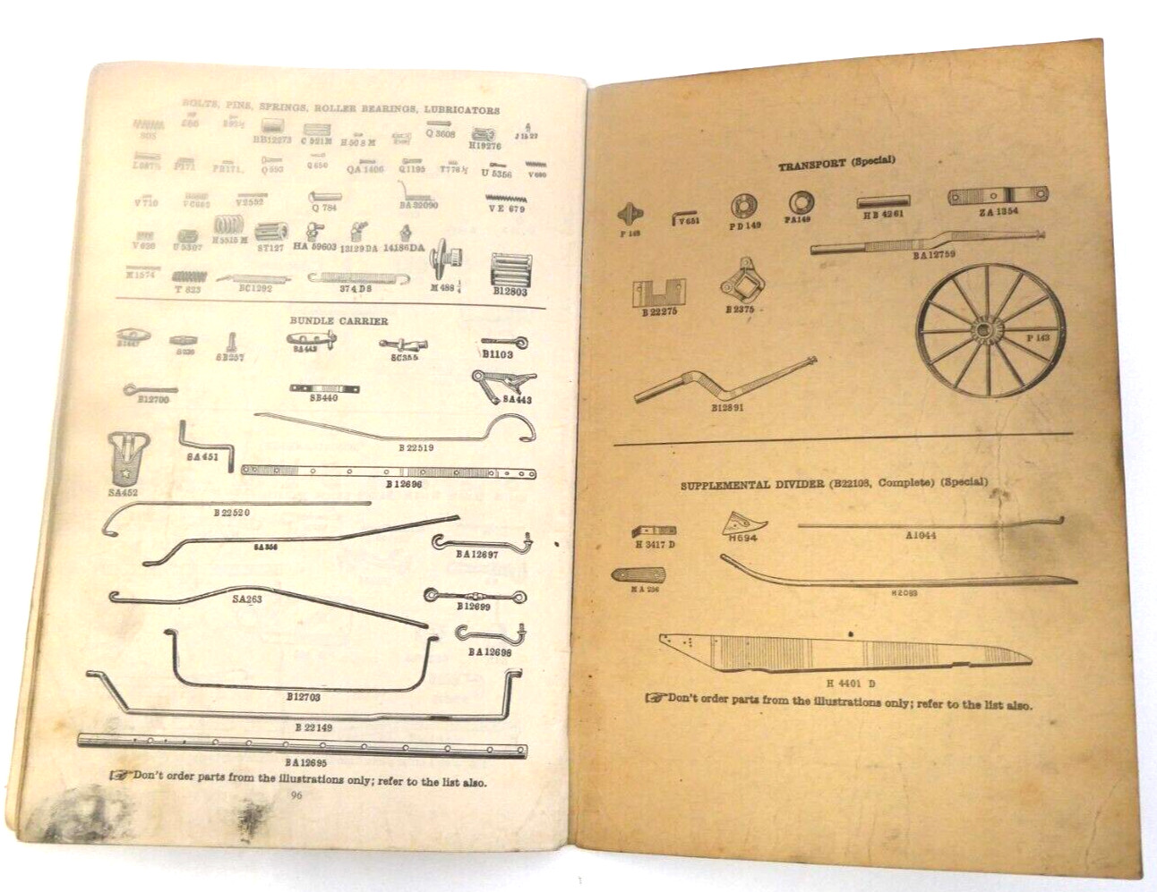McCormick-Deering Vtg Instructions for Setting up & Operating Tractor Binder #4