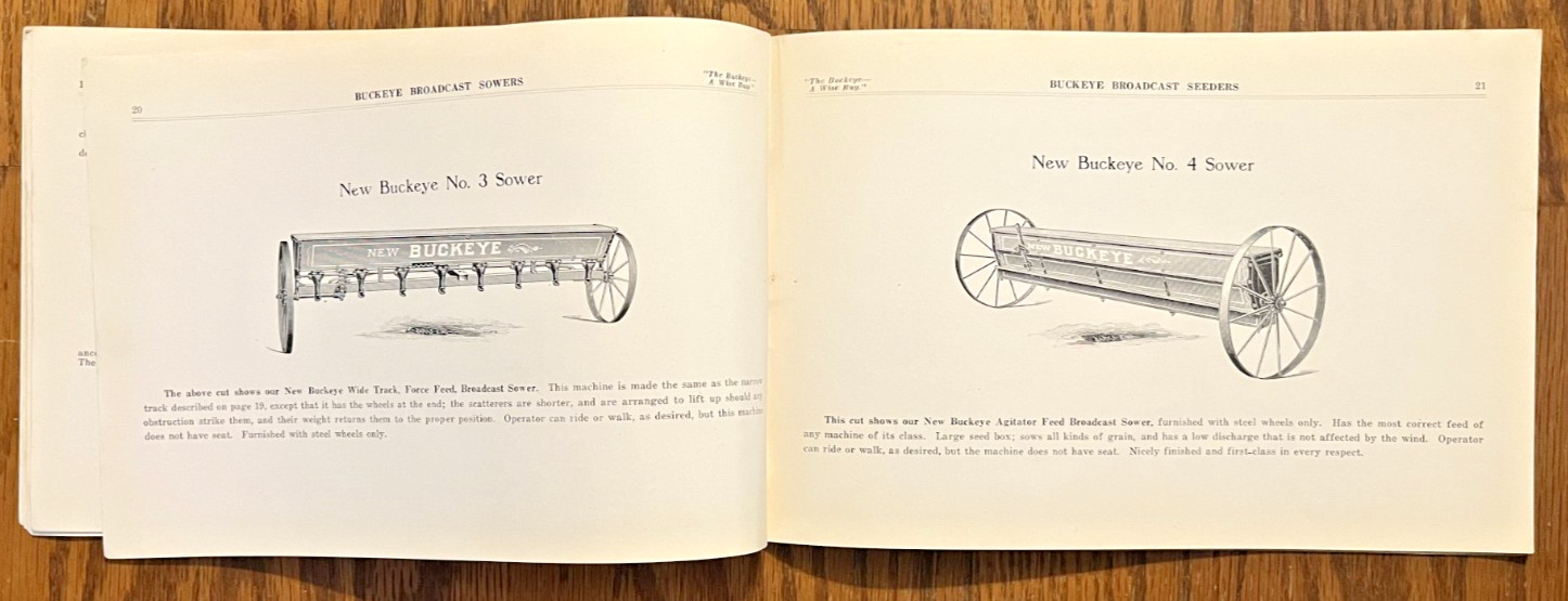 Buckeye Grain Drills Grass Seed & Fertilizer Sowers American Seeding Machine Co
