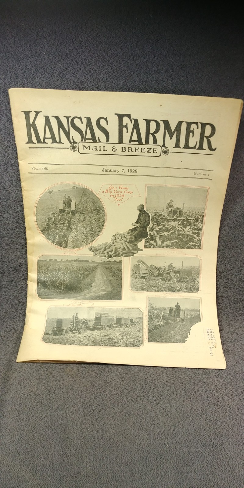 1928 Case 18-32 Tractor Hart Parr AG Farm Ad Kansas Farmer Picture Mag Antique