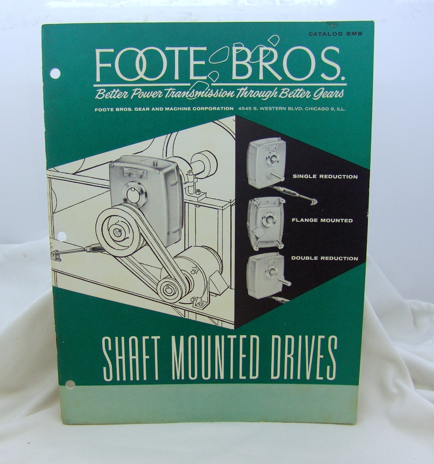 Foot Bros. Shaft Mounted Drives Catalog! – Circa 1950’s! – NO RESERVE!