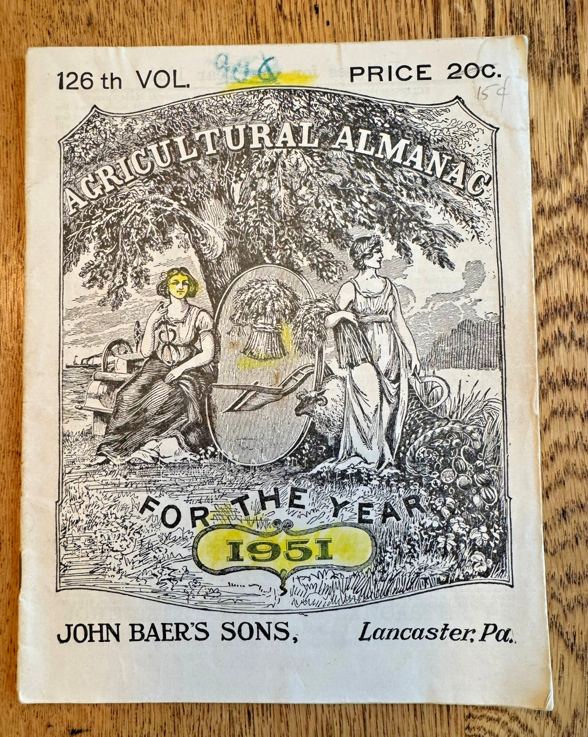 Lot of 19 John Baer’s Sons Agricultural Almanacs, Lancaster PA 1949-1976 Plus+