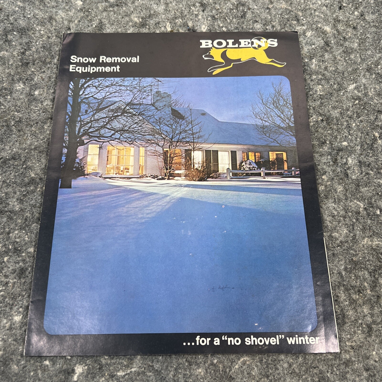Original Bolens Snow Removal Equipment …for a ‘no shovel’ winter Brochure