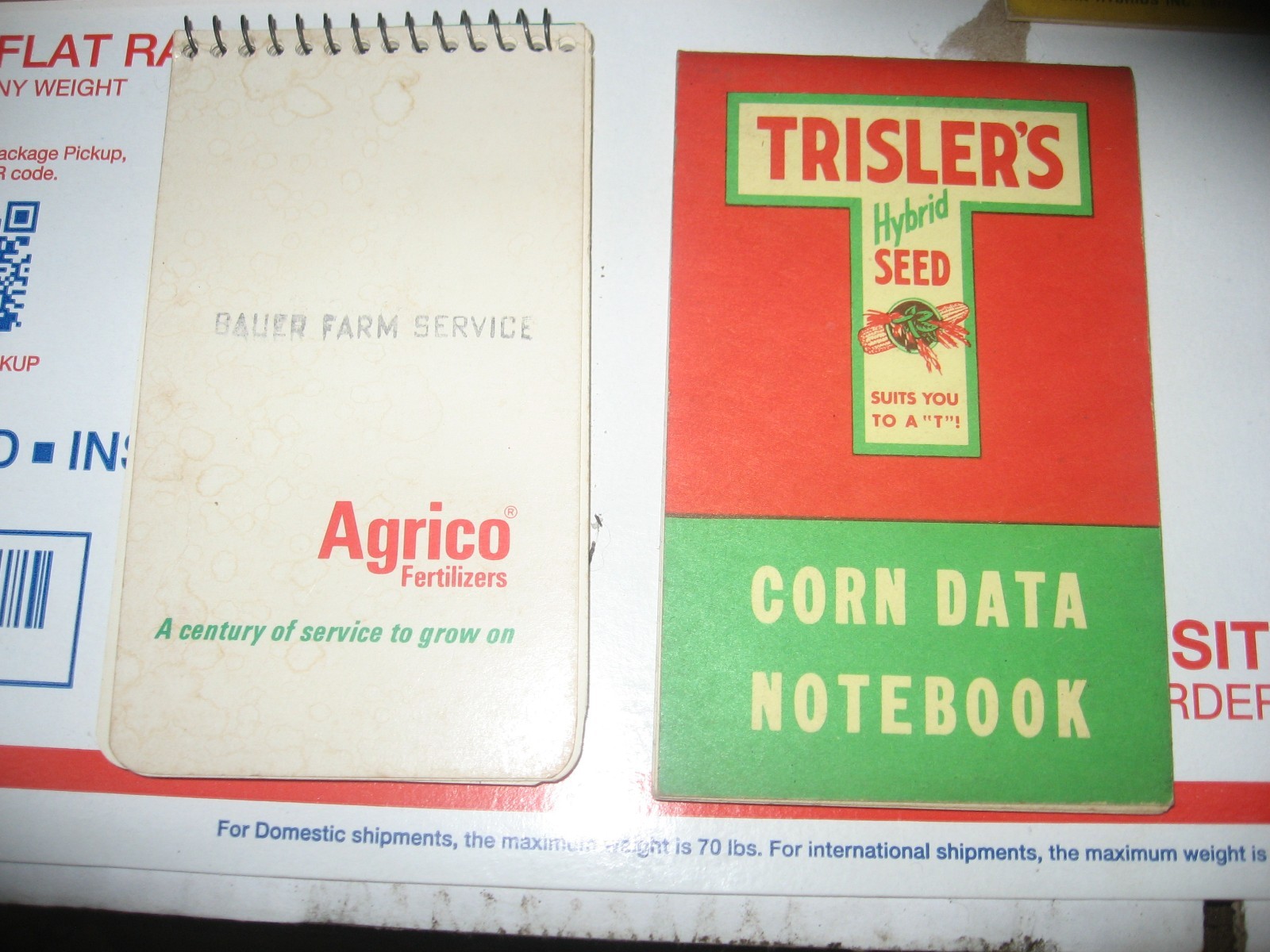 OLD FARM MEMO BOOKS FROM 1960’s {5} ASGROW, TRISLER’S, AND VAN HORN