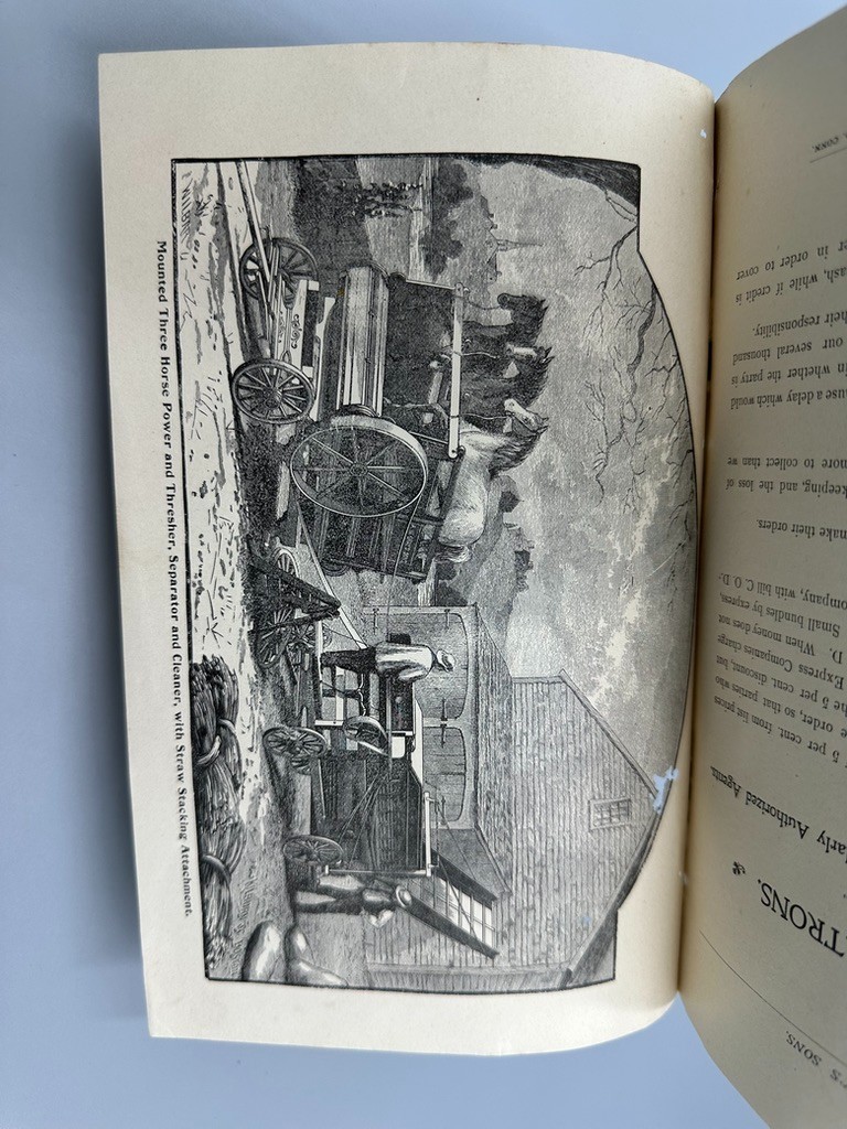1897 GRAY’s HORSE POWERS THRESHING & SAWING MACHINES Antique Advertising CATALOG