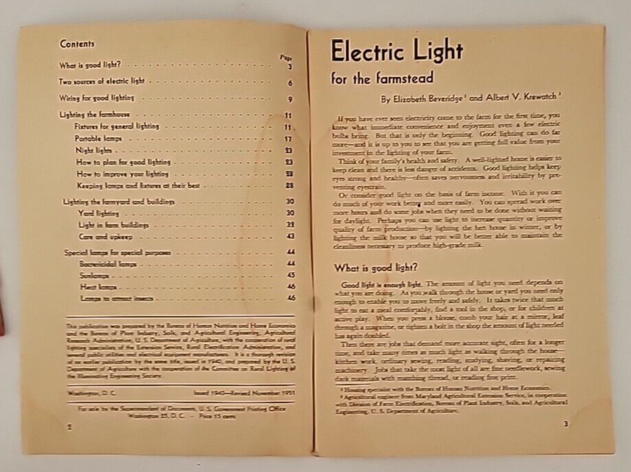 1940s Farm and Ranch Income Tax Record and Electric Light Farmstead AWESOME