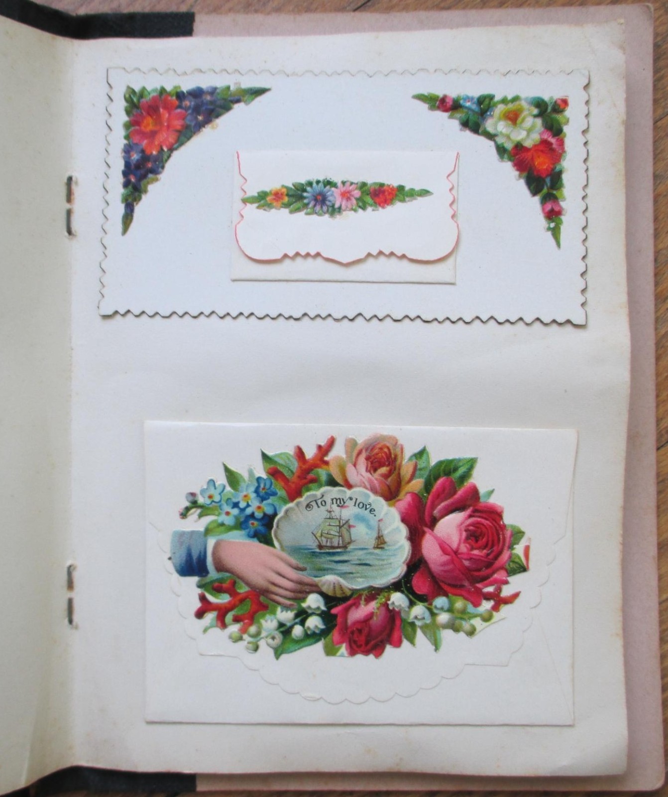 Victorian Trade Calling Card 1890 Salesmen’s Sample Book Union Card Fringed