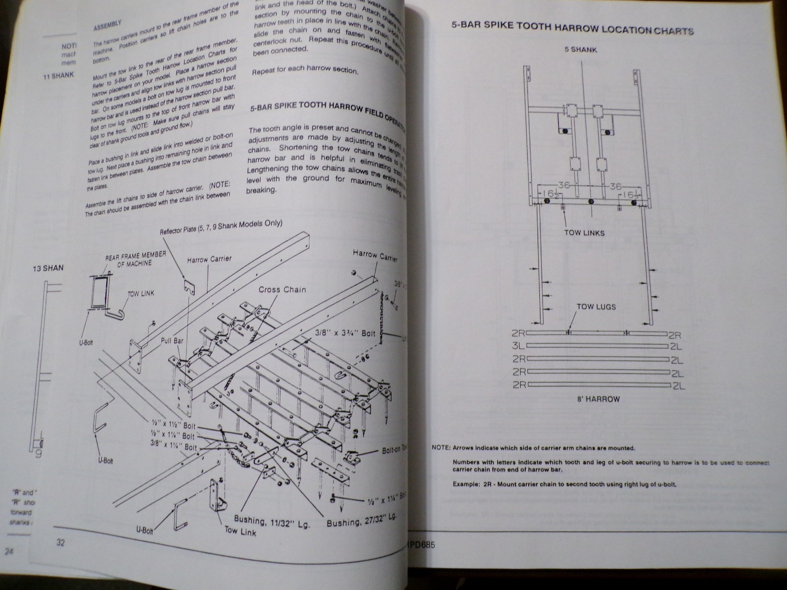 Farmhand YB8400 Yield Builder, model F552-B Operator’s/Parts Manual 1991